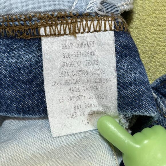 Draggin Jeans Fast Company Kevlar Protective Lining Motorcycle Blue Men Sz 36x31 - Picture 3 of 10